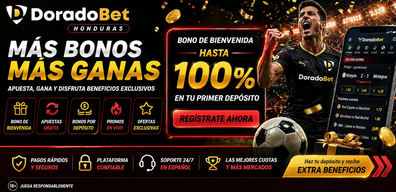 Bonos Doradobet Honduras apuestas deportivas