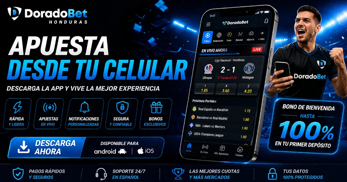 Aplicación Doradobet Honduras apuestas desde celular